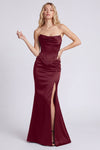 Black Strapless Mermaid Evening Dress