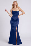 Black Strapless Mermaid Evening Dress