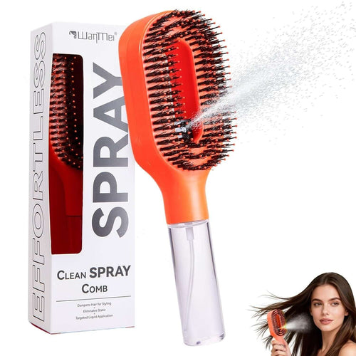 One-Click Anti-Frizz Hair Brush
