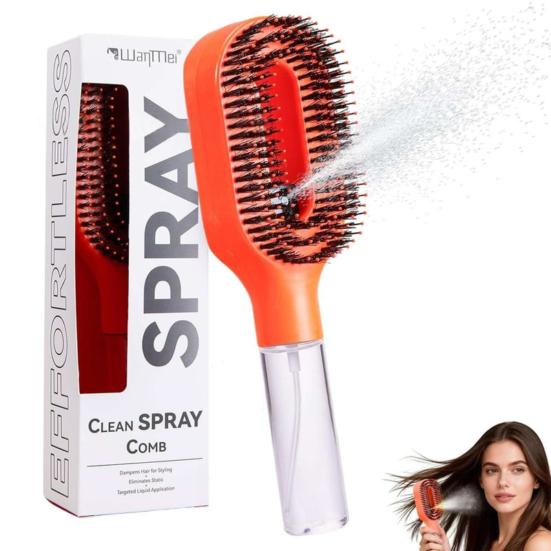 One-Click Anti-Frizz Hair Brush